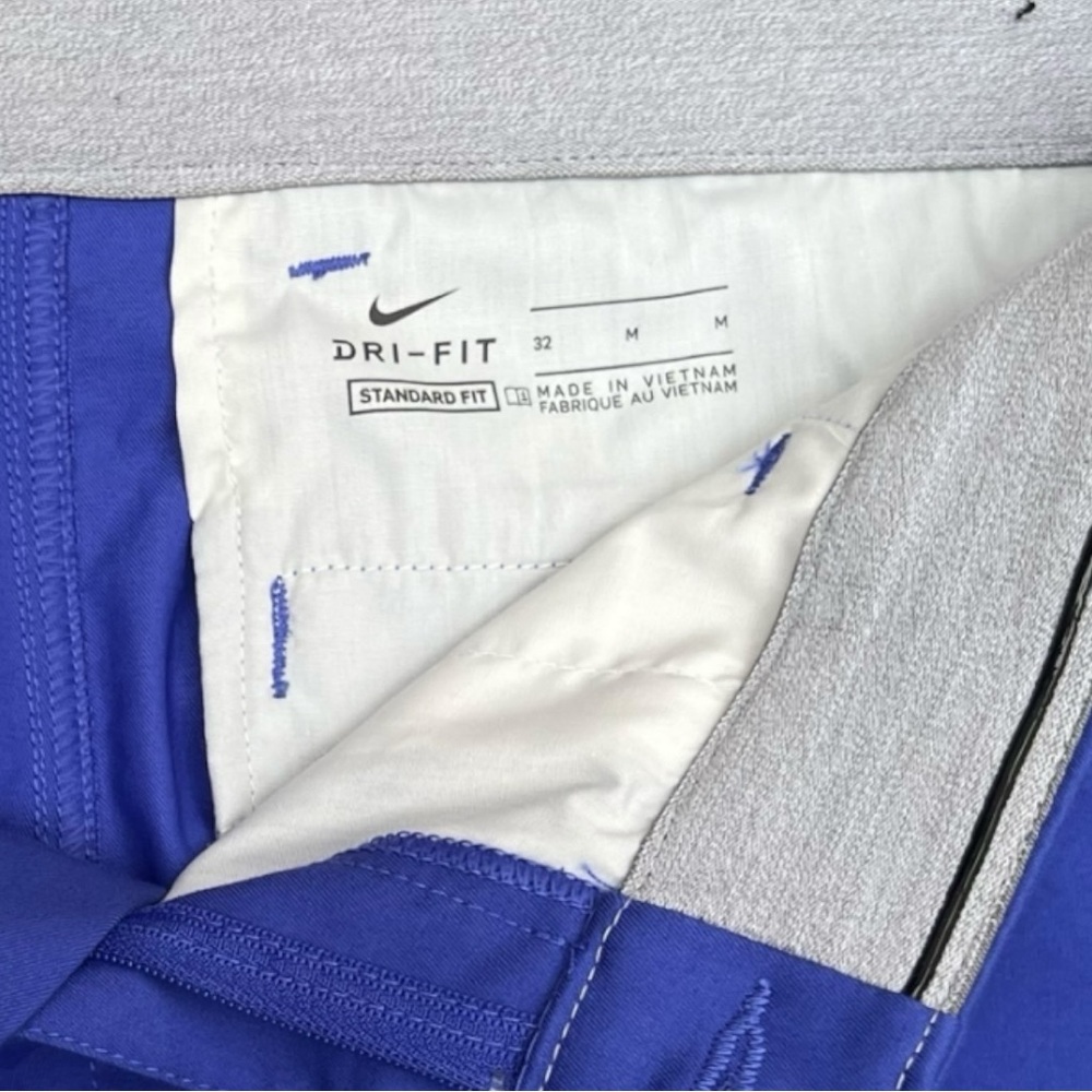 Nike Dry Fit Flat Front Athletic Golf‎ Shorts 9” inseam Size 32 - Picture 3 of 6